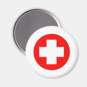 Rode Kruisproducten en -Design! Magneet (Voorkant / Achterkant)