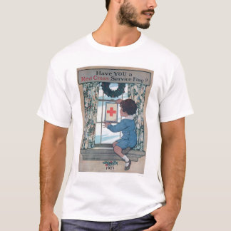 Rode Kruisservice vlag (US00202B) T-shirt