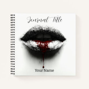 Rode Kus Journal — Aangepaste Naam & Titel Notitieboek