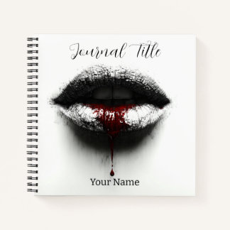 Rode Kus Journal — Aangepaste Naam & Titel Notitieboek