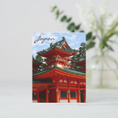 rode kyoto briefkaart (Staand voorkant)