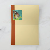 Rode Lacewing Buterfly Kaart (Binnen)