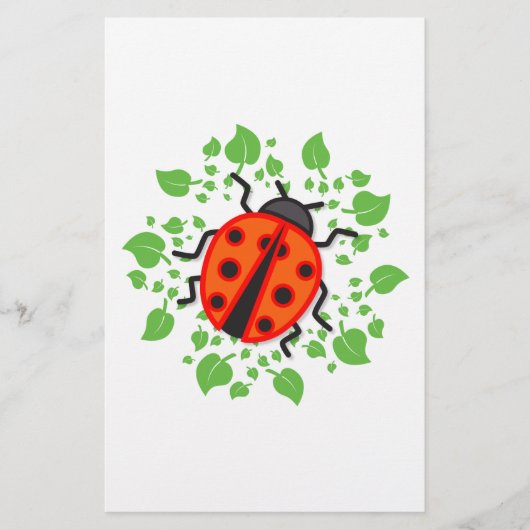 Rode ladybug flyer (Voorkant)