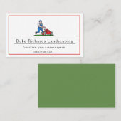 Rode Landscaping Yard grasmaaier Tuinservice Visitekaartje (Voorkant / Achterkant)