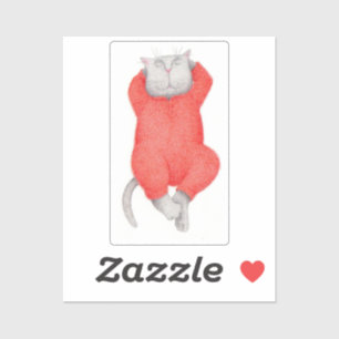 RODE LANGE JOHNNY KAT 2"X2" Vinyl Sticker