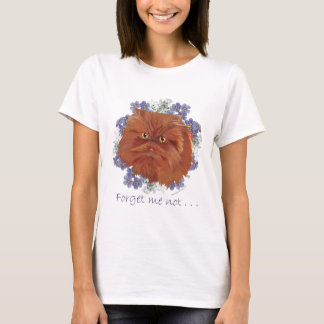 Rode Langharige Perzische Kat T-shirt