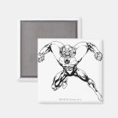 Rode lanthisterkorps - Rage Jump 3 Magneet (Voorkant / Achterkant)