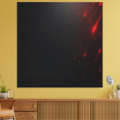 Rode Laser Regen Canvas Afdruk (Insitu (Woonkamer))