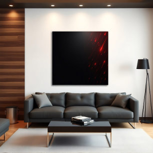Rode Laser Regen Poster