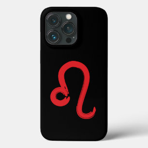 Rode LEEUW Sterrenbeeld Juli Augustus Verjaardag A iPhone 13 Pro Hoesje