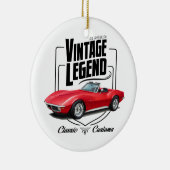 Rode Legende Keramisch Ornament (Rechts)