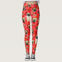 Rode Leggings voor afdrukken