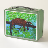 Rode Lemur Ontspannend Grappig Dier (Achterkant)