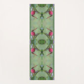 Rode libel op hondenvruchten Abstract Yogamat (Voorkant)