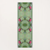 Rode libel op hondenvruchten Abstract Yogamat (Achterkant)