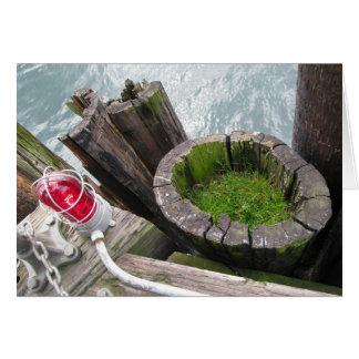 Rode lichte en groene zwarte kaart