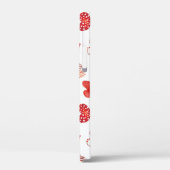 Rode liefdesharten, waterverf. Case-Mate iPhone case (Achterkant / Links)