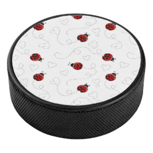 Rode Lieveheersbeestje Kever Insecten Liefhebber Z Hockey Puck