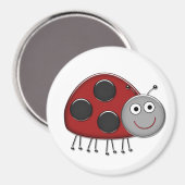 Rode Lieveheersbeestje Magneet (Voorkant / Achterkant)