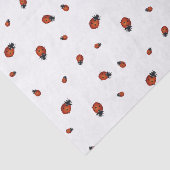 Rode lieveheersbeestjes Lady Beetles Tissuepapier (Detail)