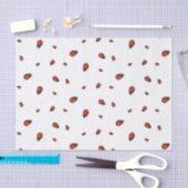 Rode lieveheersbeestjes Lady Beetles Tissuepapier (Craft)