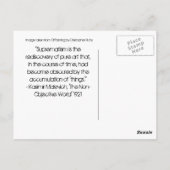 Rode lijn briefkaart (Achterkant)