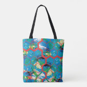 Rode lijnen. draagtas (Achterkant)