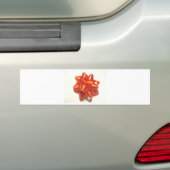 Rode lint bumpersticker (Op auto)