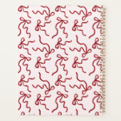 Rode Lint Kokette Roze Planner (Achterkant)