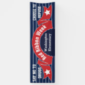 Rode lintweek - drugsvrije banner (Verticaal)