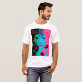 Rode lippen 2 t-shirt (Voorkant volledig)