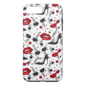 Rode Lippen Case-Mate iPhone Case (Achterkant)