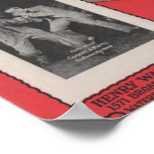 Rode lippen kussen mijn bluffen weg poster (Hoek)