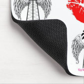 Rode lippen muismat (Hoek)