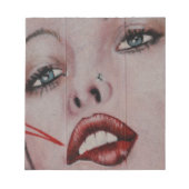 Rode lippen notitieblok (Voorkant)