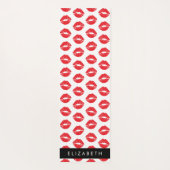 rode lippen, rode lippenstift, lippatroon, Jouw na Yogamat (Achterkant)
