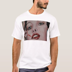 Rode lippen t-shirt