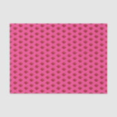 Rode Lippen Valentijns  Kisses Pixel Art Pattern Tissuepapier (Voorkant)