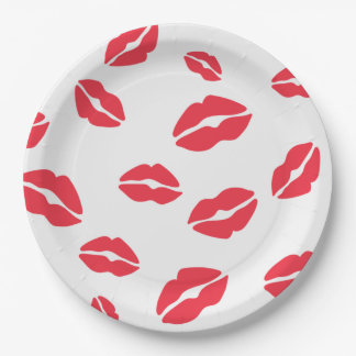 Rode lips Afdrukpapier Bord