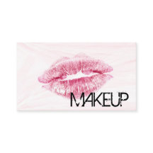 Rode Lips met roze Marmer achtergrond