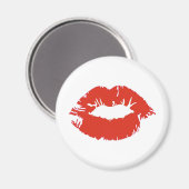 Rode lipstick magneet (Voorkant / Achterkant)