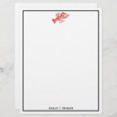  rode lobster #1 Tekening (Voorkant / Achterkant)