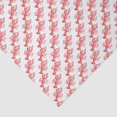  rode lobster #1 Tekening Tissuepapier (Detail)