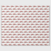 rode lobster #2 Tekening Cadeaupapier (Vlak)