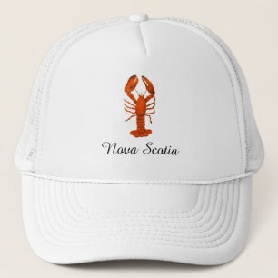 Rode Lobster Trucker Hoed Pet