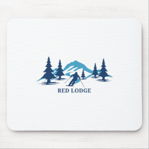 Rode Lodge Montana Ski Resort Skien Skiloper _1 Muismat