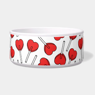 Rode Lolly's, Hart Lolly's, Lolly Sticker Voerbakje