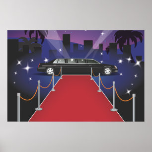 Rode Loper Celebrity Limo Poster