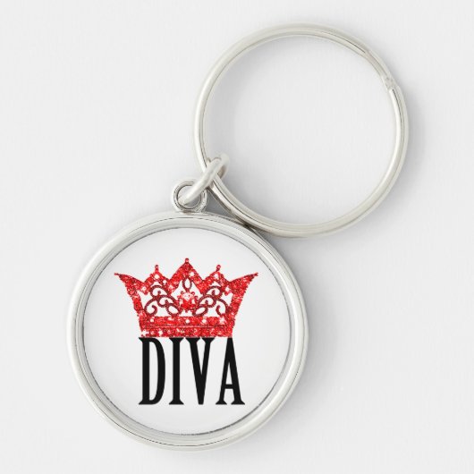 "Rode Loper Tiara" Sleutelhanger (Voorkant)