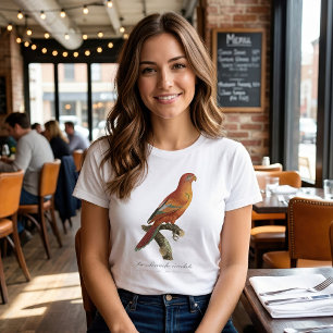 Rode Lori of Eos Bornea, Trichoglossus borneus T-shirt